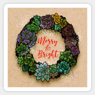 Merry and Bright 2 Sticker